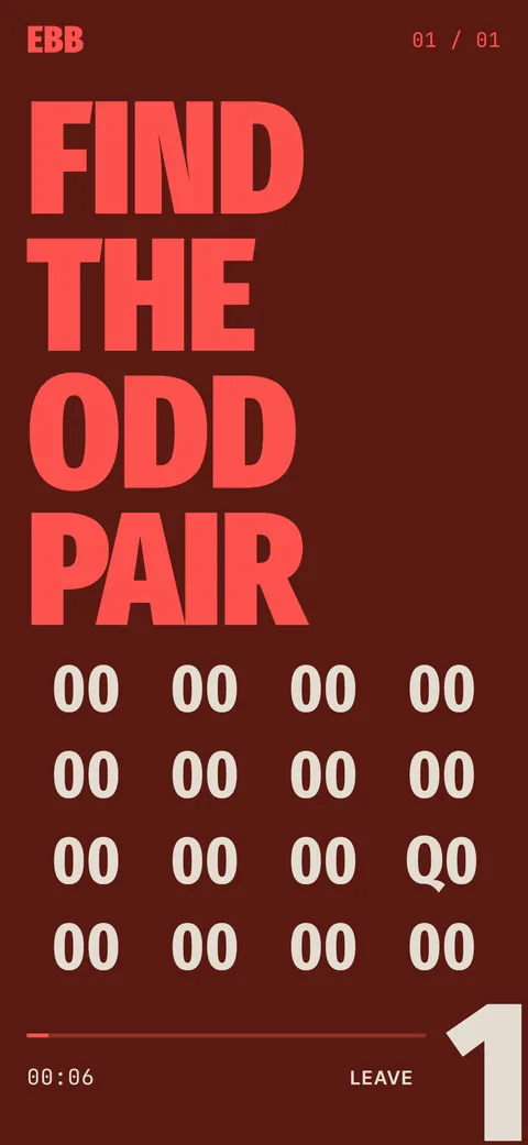 A round of the focus game